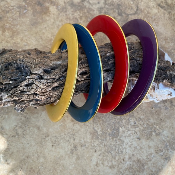 Vintage 1980’s stacking bangles - Picture 8 of 8